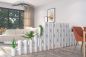 Preview: Freestanding room divider white and white